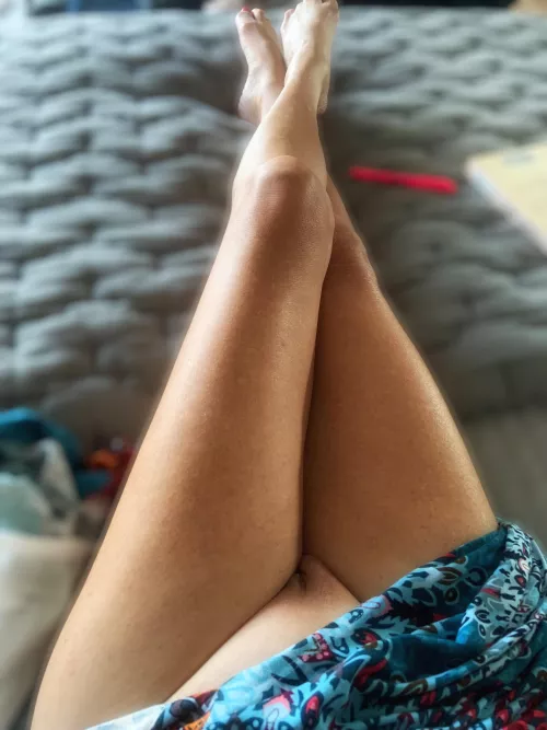 I’ll uncross them in a minute if you like..