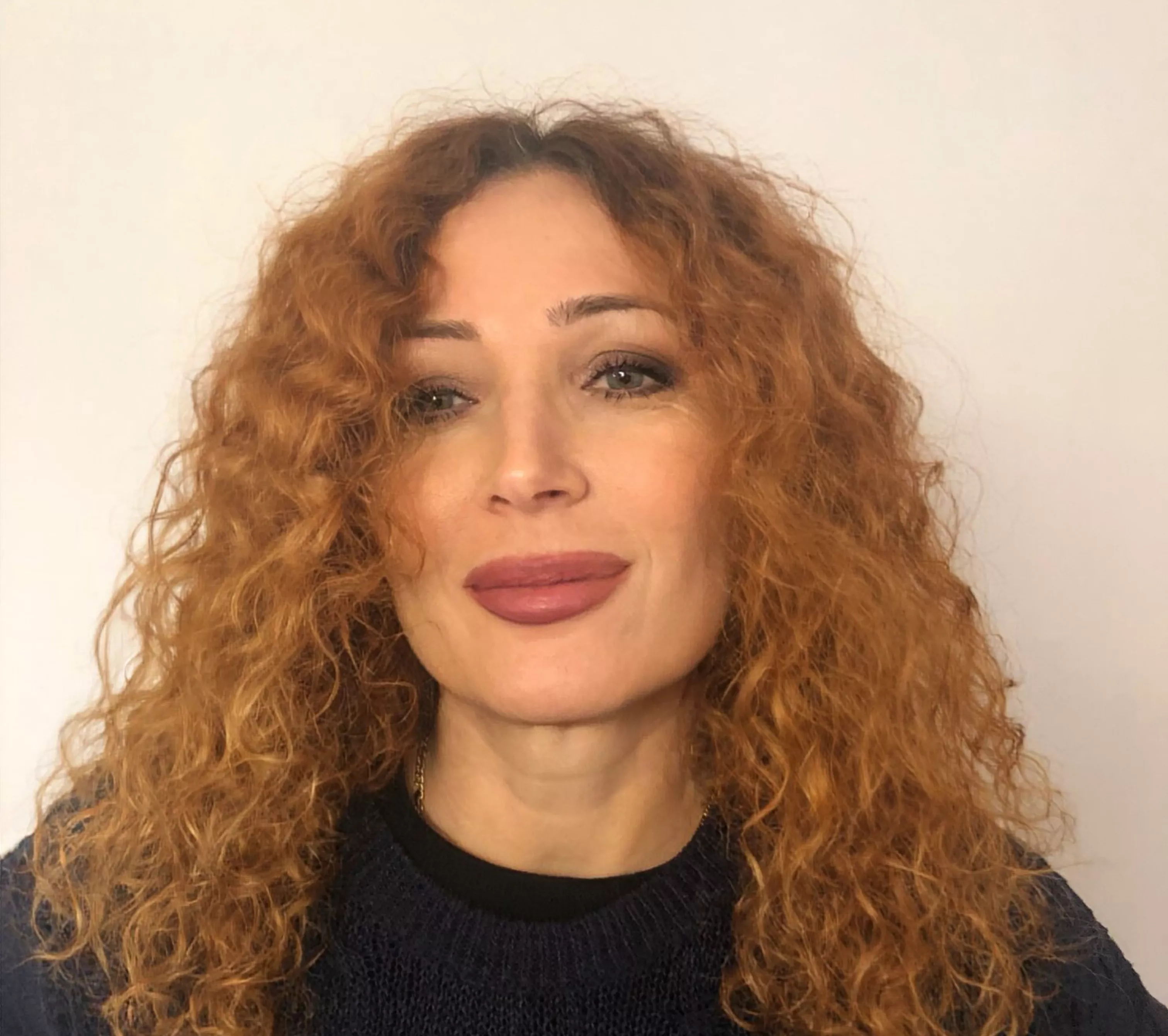 I'm curly but 50 year old, if you like my face, I can post my body next.