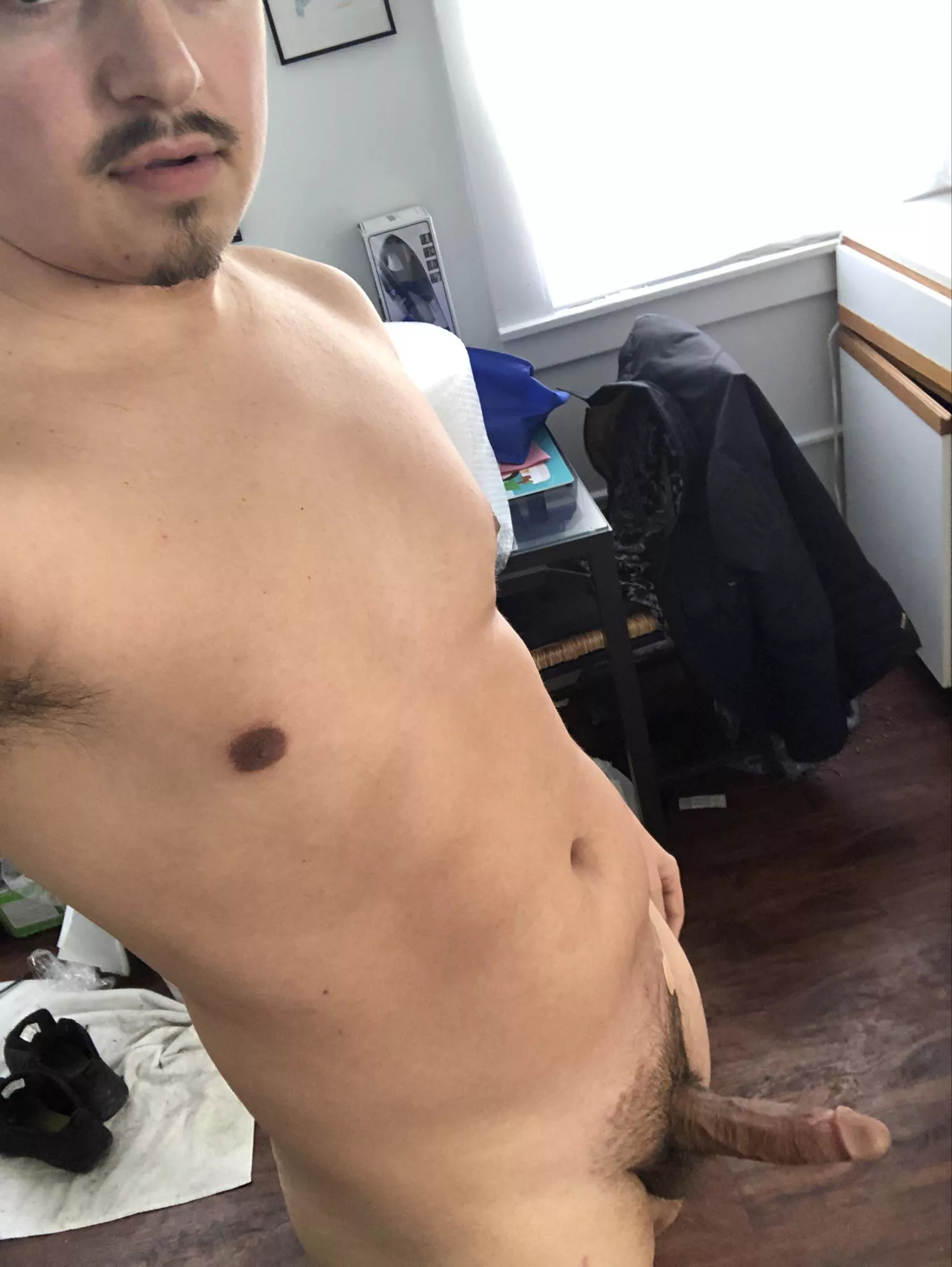 I’m in your kitchen preparing some Italian sausage for you and the wife