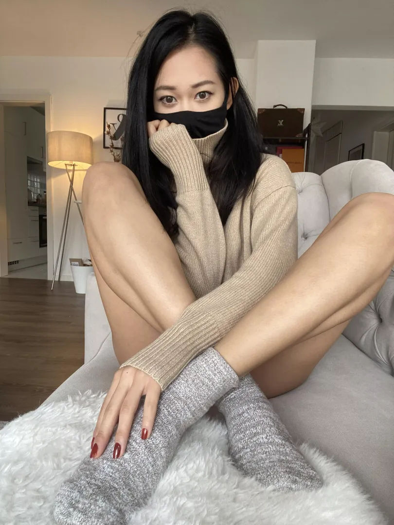 I’m naked under this sweater. Do you want to see? 👀