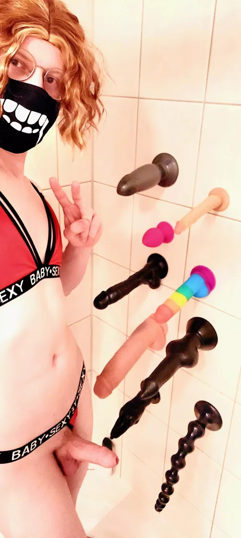 I'm never lonely when I take a shower