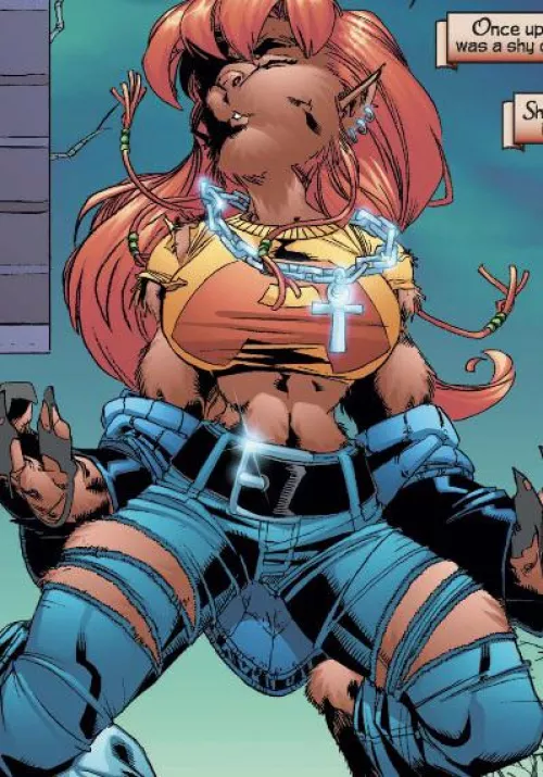 I’m not exactly a nature guy, so when I got bit by a wolf I just cleaned it up and dressed the wound. Unfortunately it seemed to be a werewolf, and when I transformed right in the middle of a Halloween party it became clear that it was a female werewol