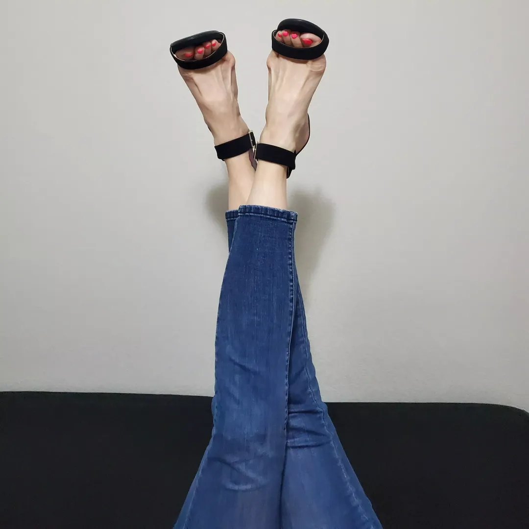I'm not head over heels for you, I'm heels over head.