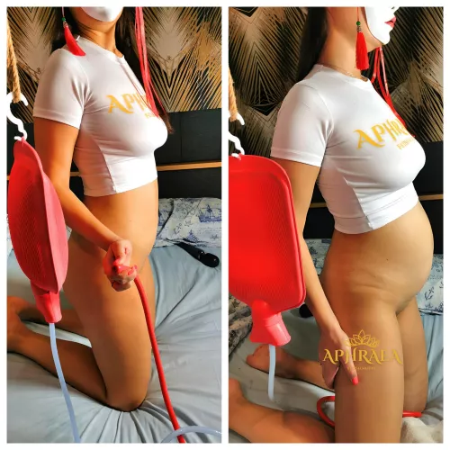 I'm too full...will you be a gentleman and refill my enema bag.