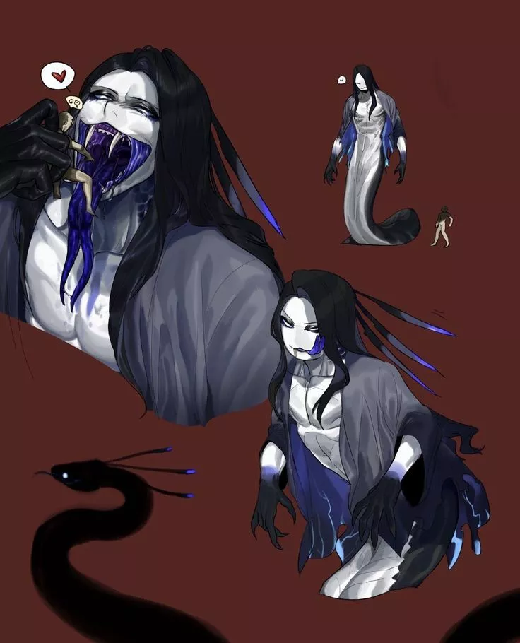 {image} anyone know a spot i could consistently find works featuring nagas like this? It seems surprisingly niche. (Unfortunately im unsure of the artist as I found this on pinterest)