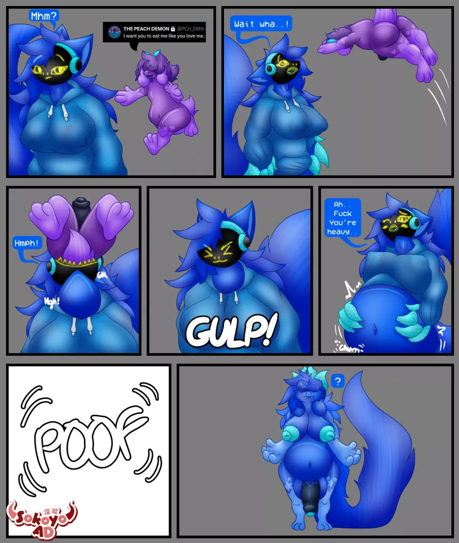 {image} Cottonball demons are quite the tasty treat~ (OC by Sokoyo OwO)