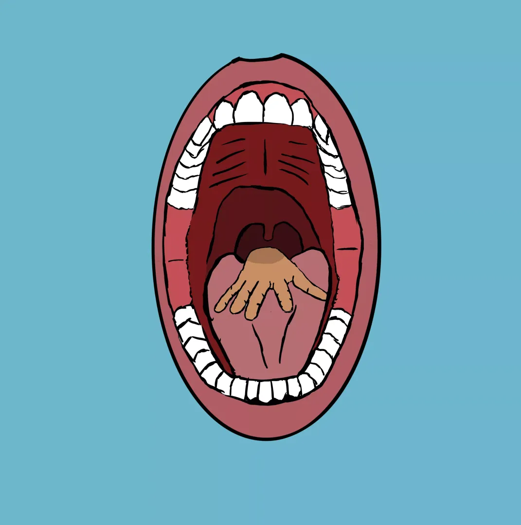 {Image} my first time drawing anything vore related constructive criticism is encouraged