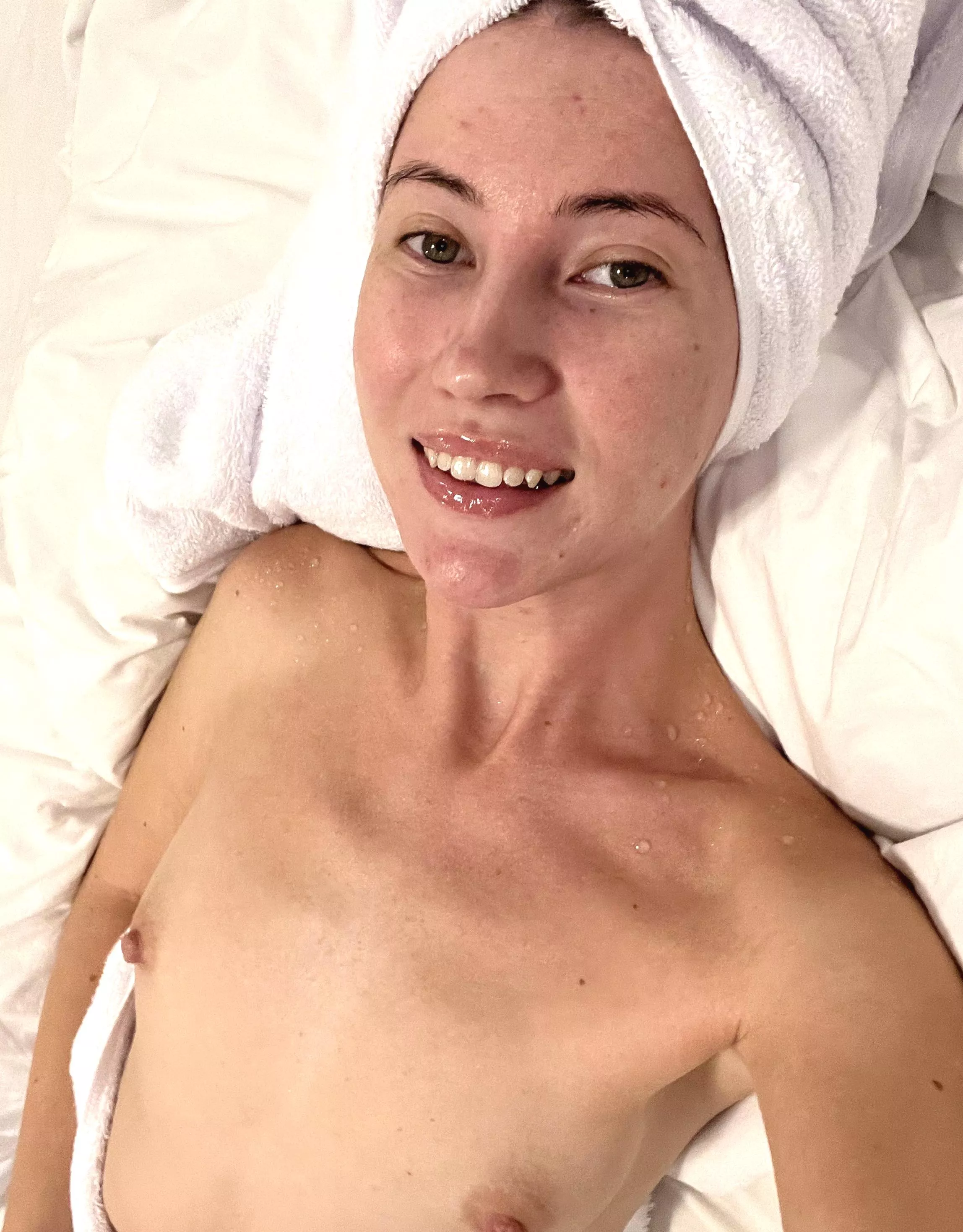 [Image]I need someone to wash my back.. oh wait, actually my boobs..