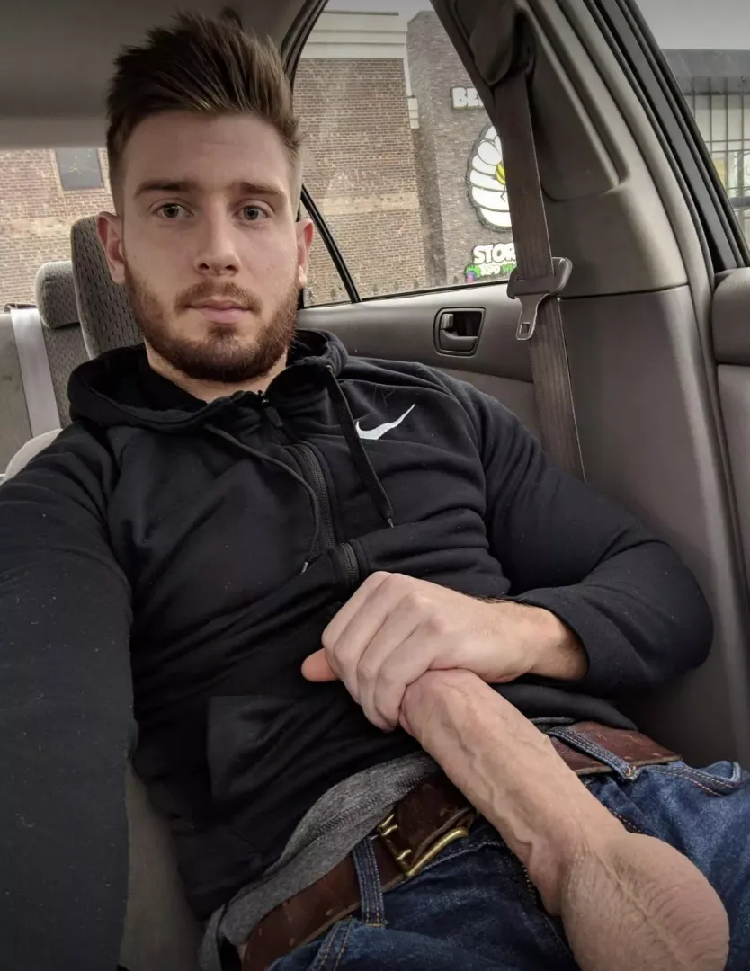 Imagine all this meat sliding inside you slowly