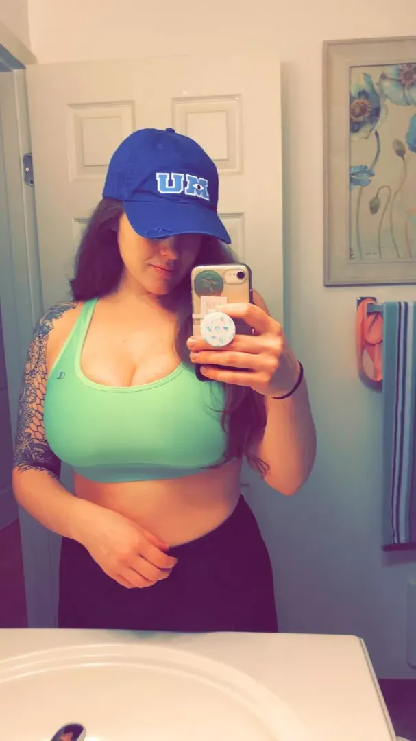 Imagine my boobs bounce while I go for my run.