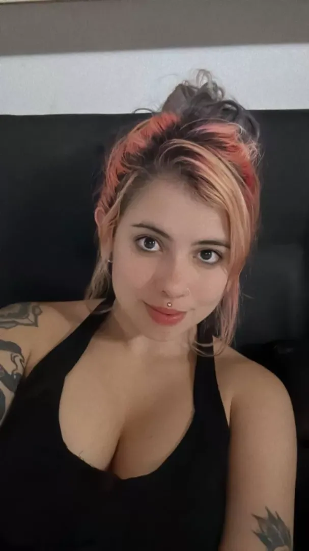 Imagine waking up every day with my goth tits in your face