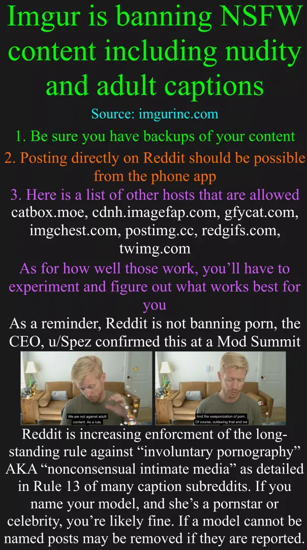 Imgur Banning Porn