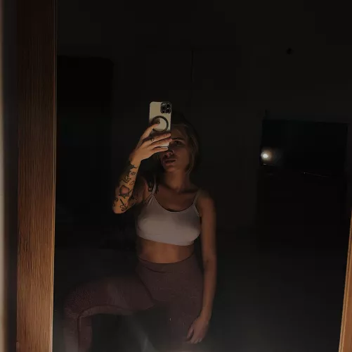 In a sports top