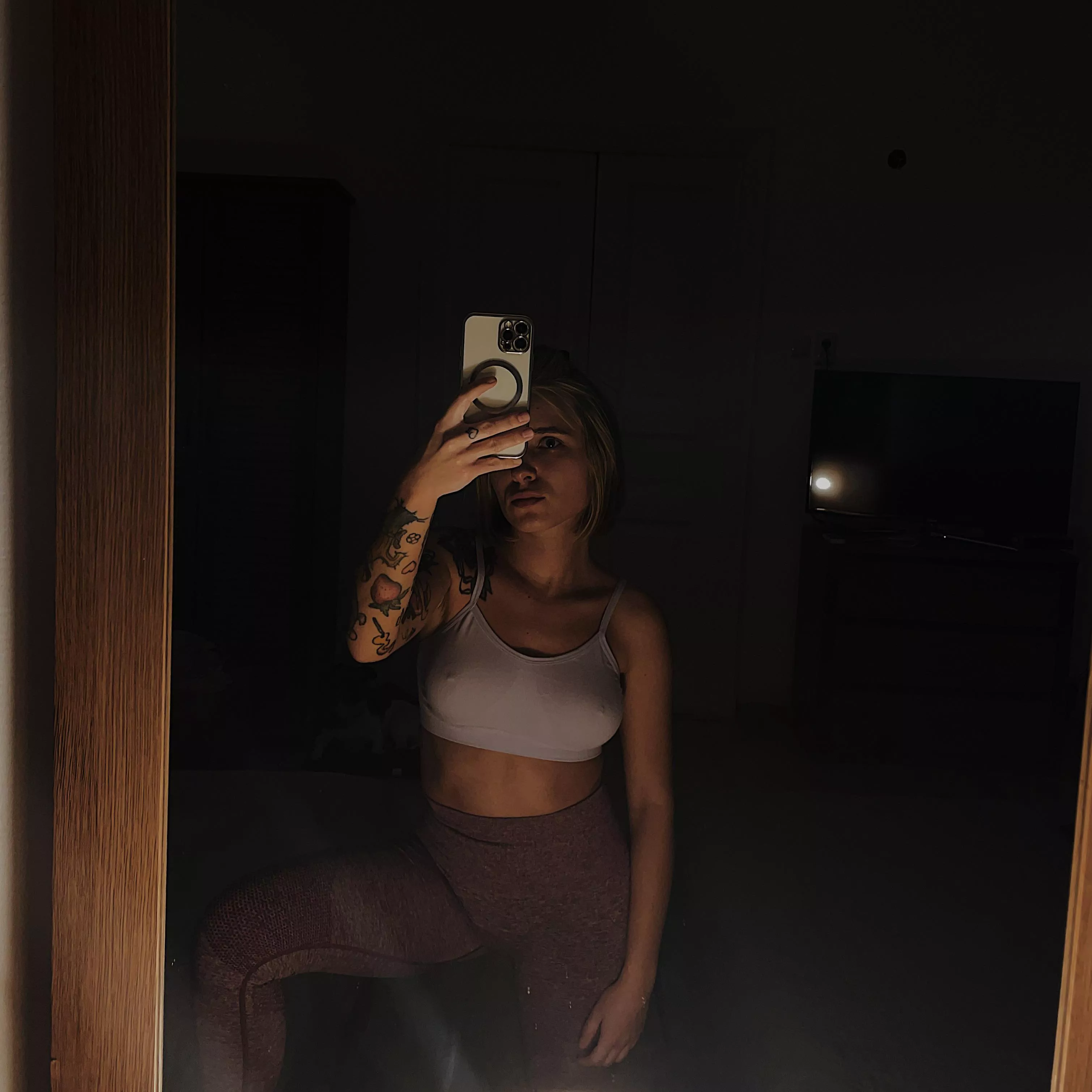 In a sports top