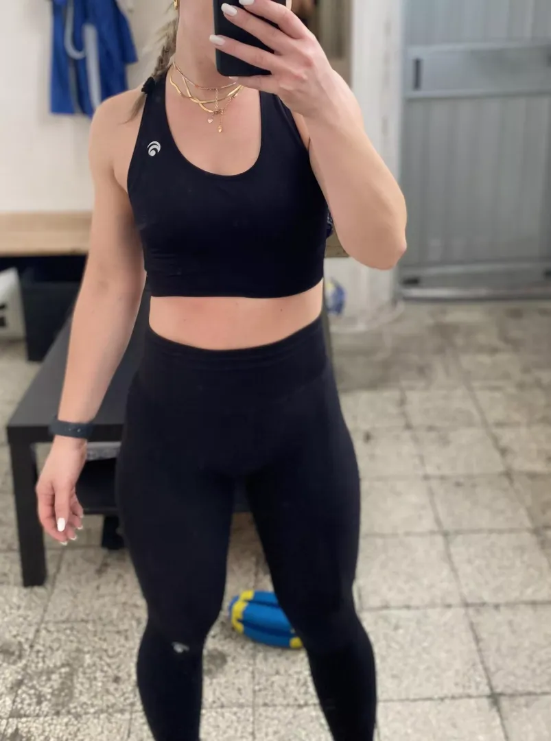 In mirror selfie 