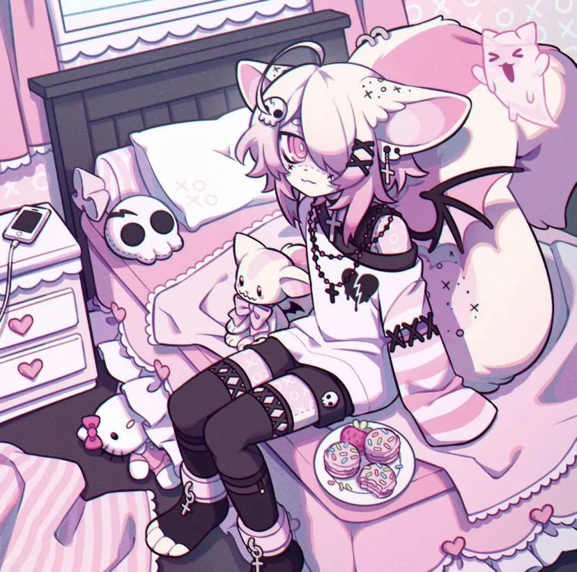 In my room ;3