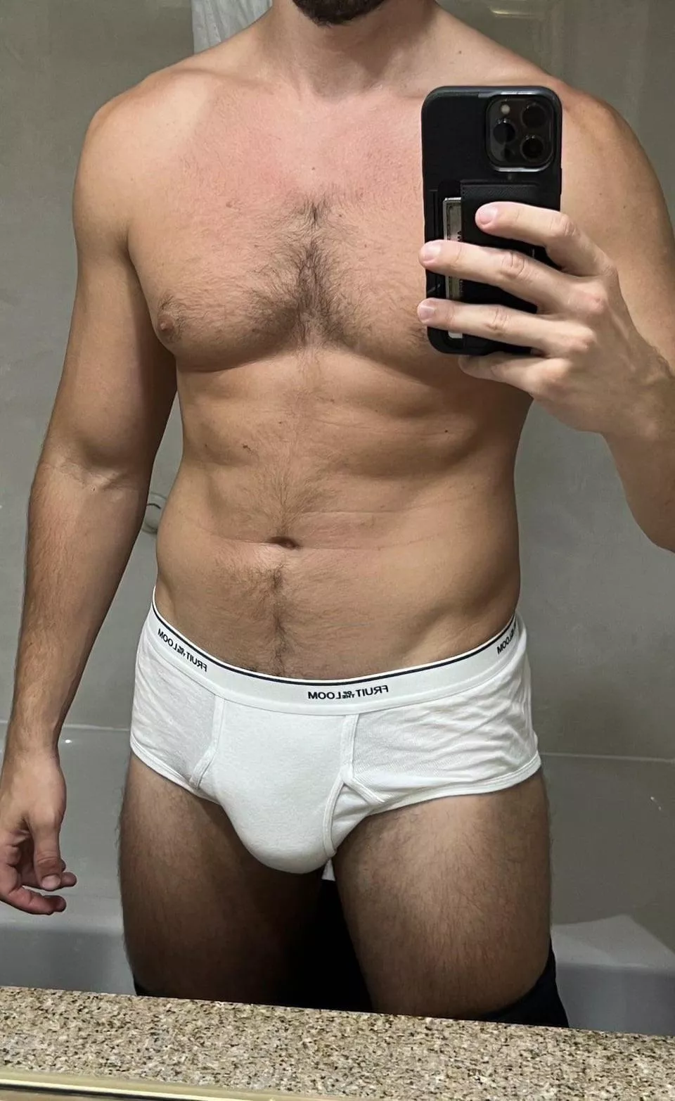 In my tighty whities 
