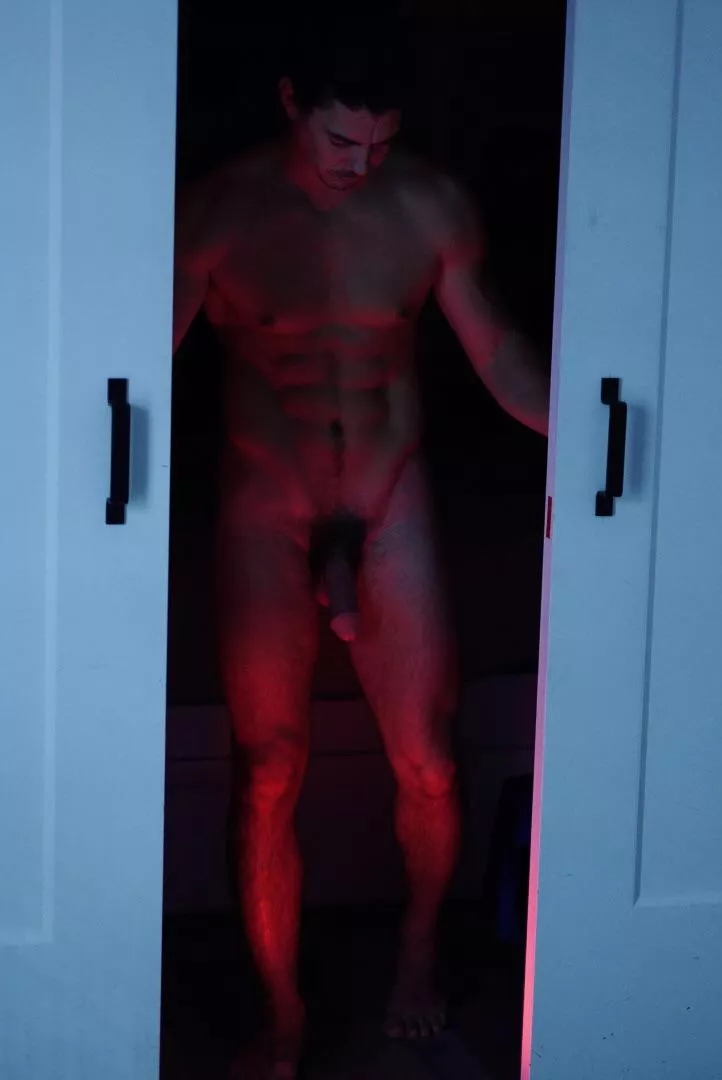 In red.