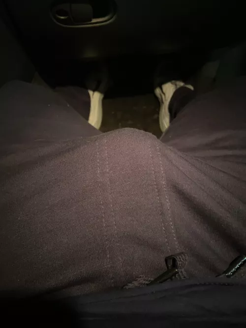 In the car