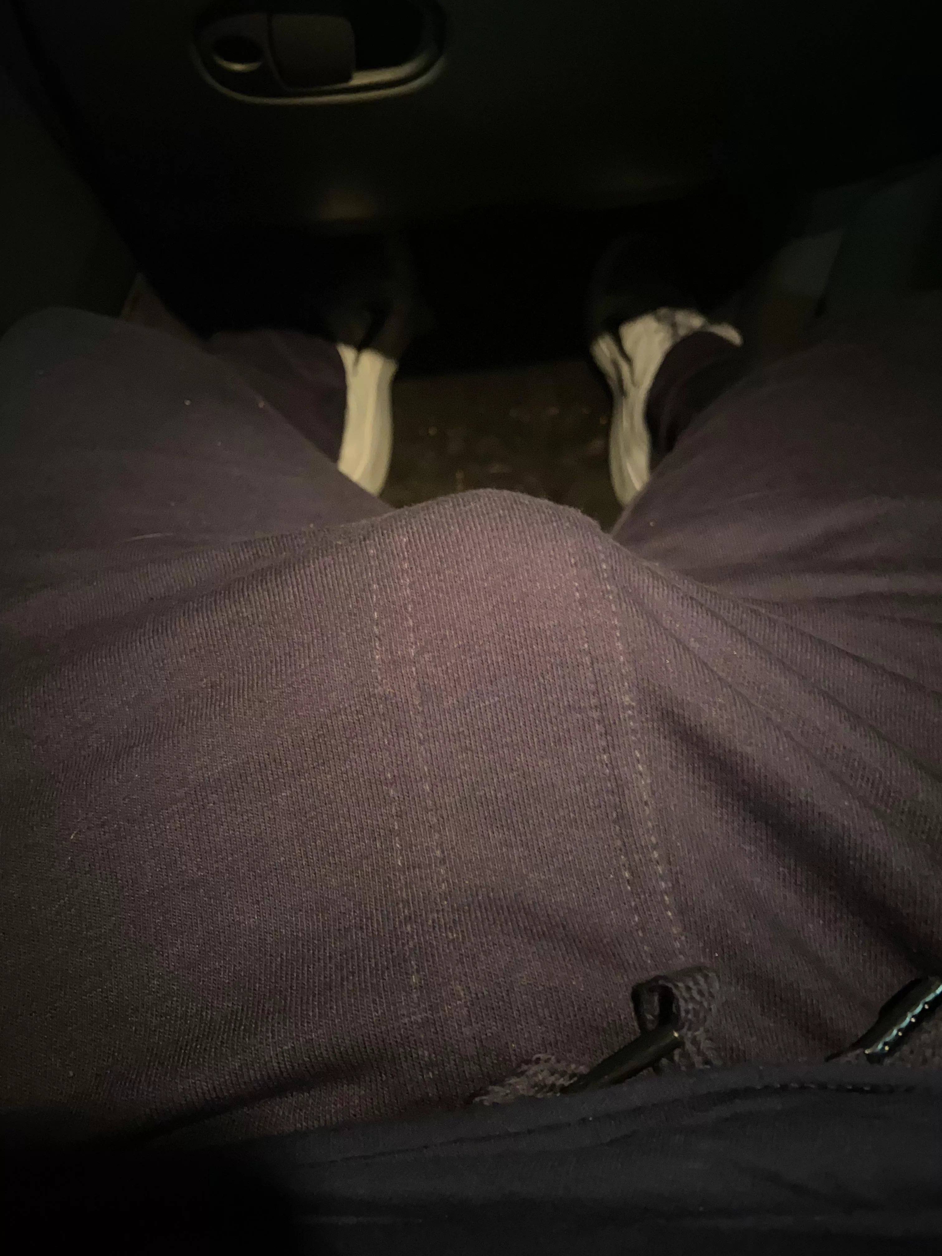 In the car