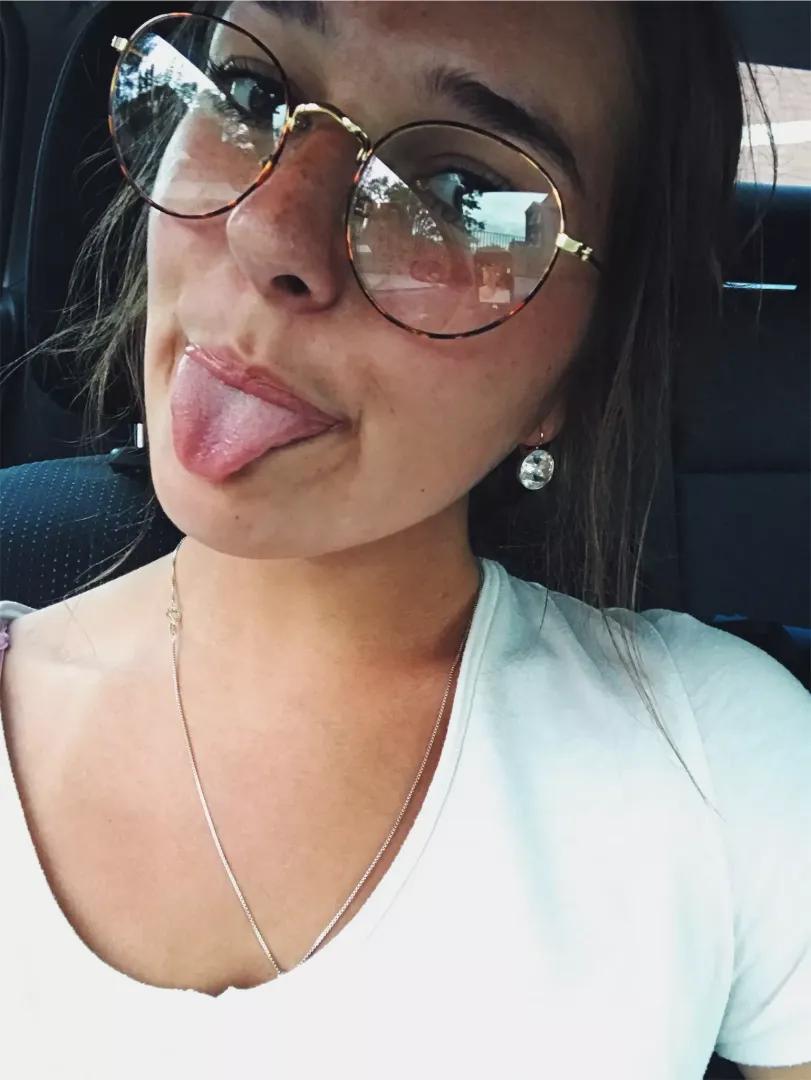 In the car