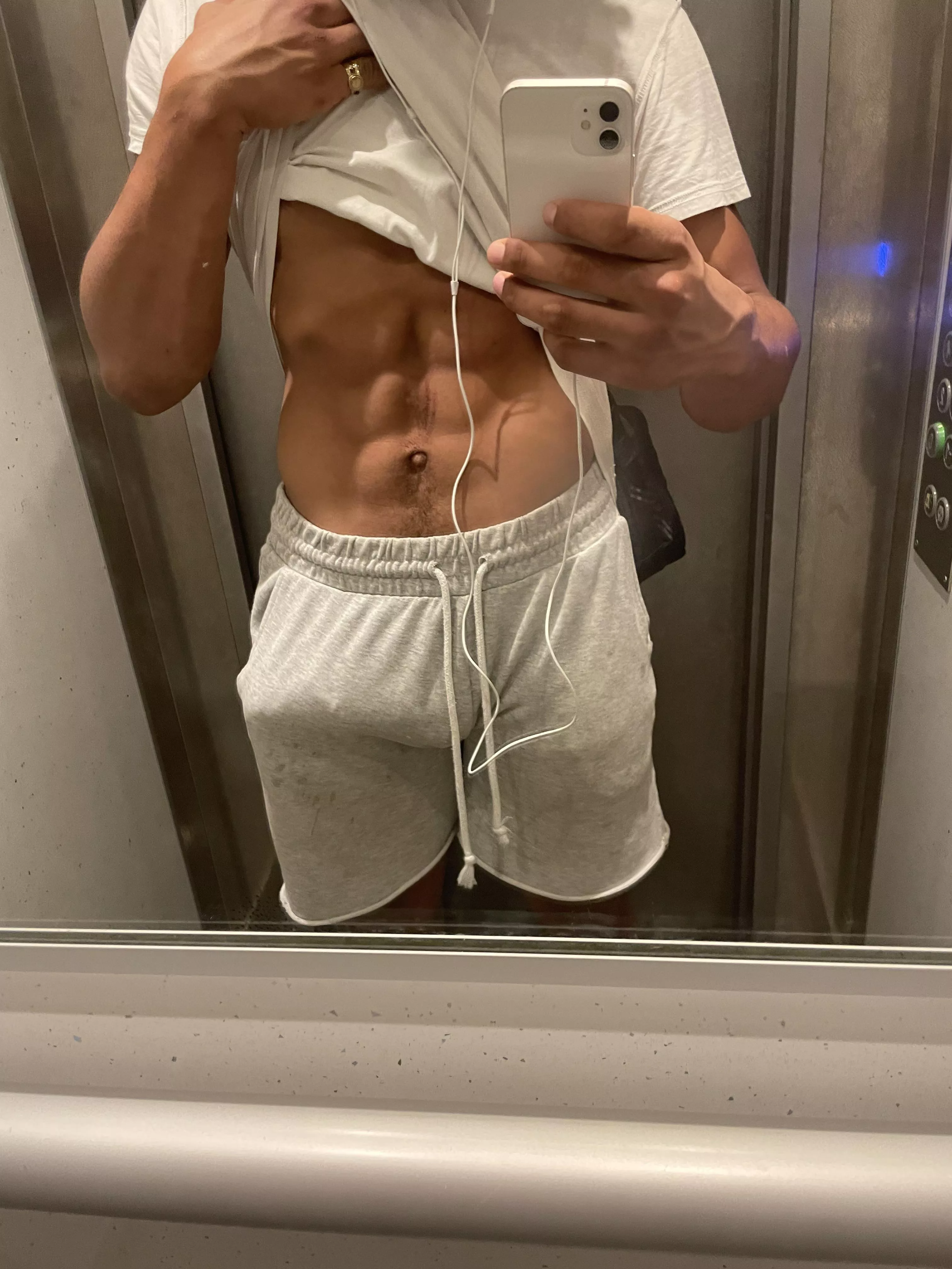 In the elevator