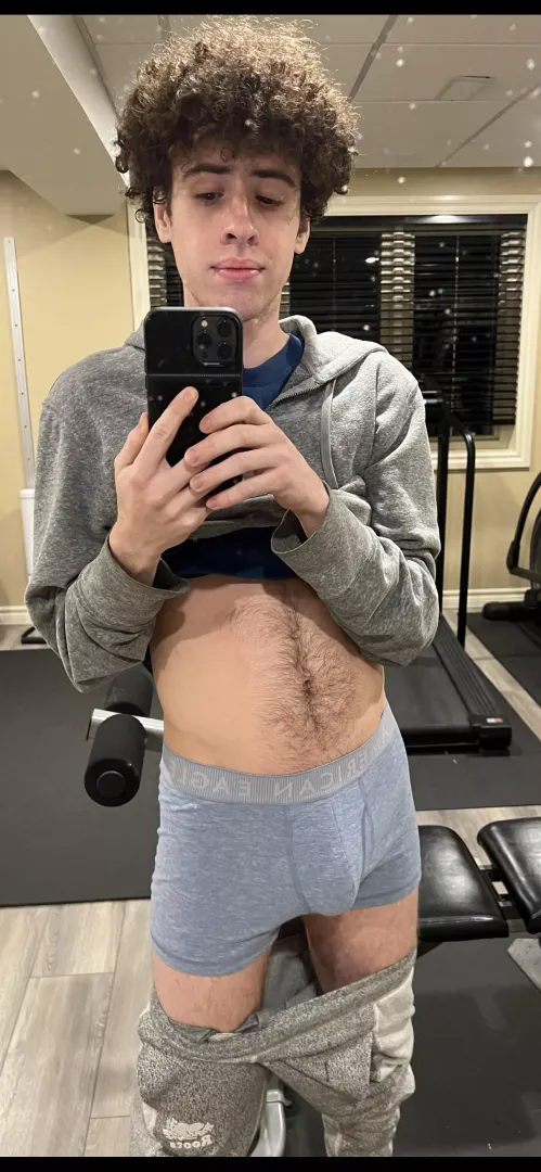 In the gym