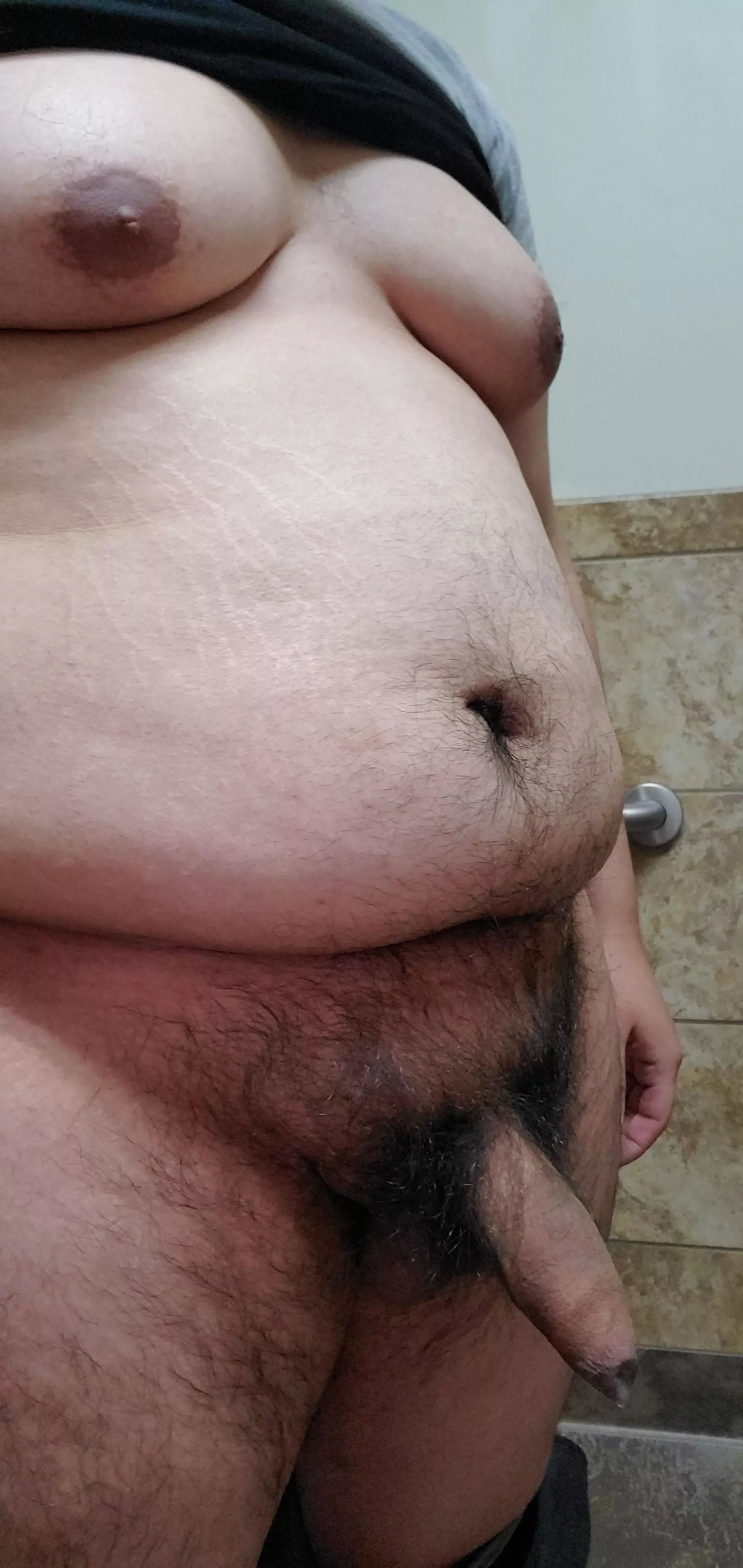In the gym showers