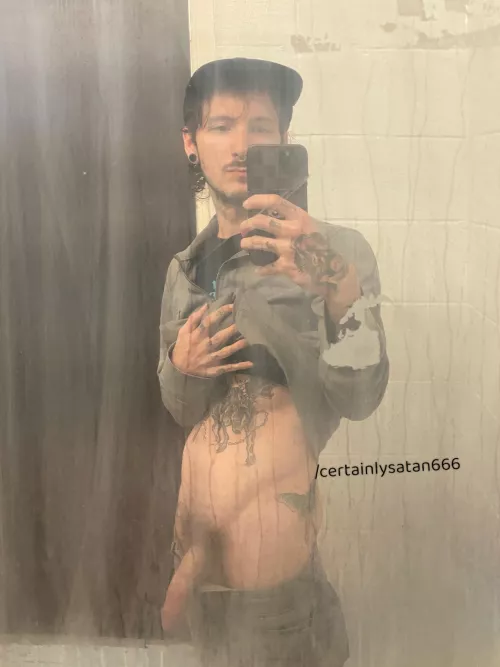 In the park bathroom