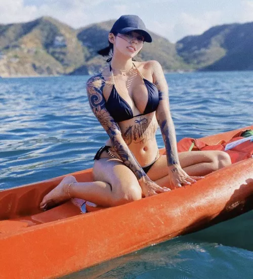 In the sea