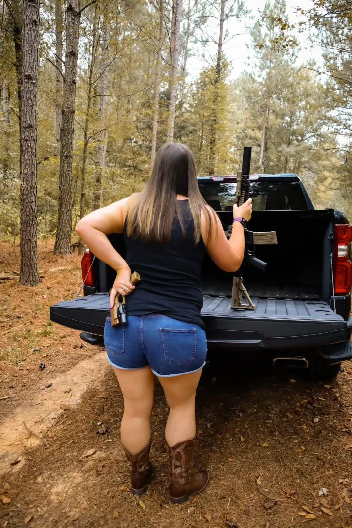 In the woods