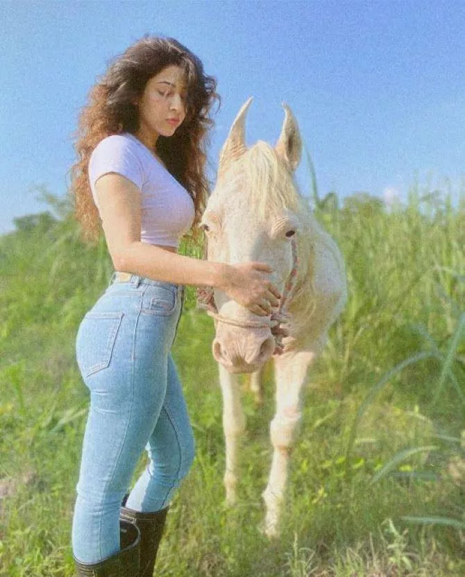 Indian actress Sonarika Bhadoria