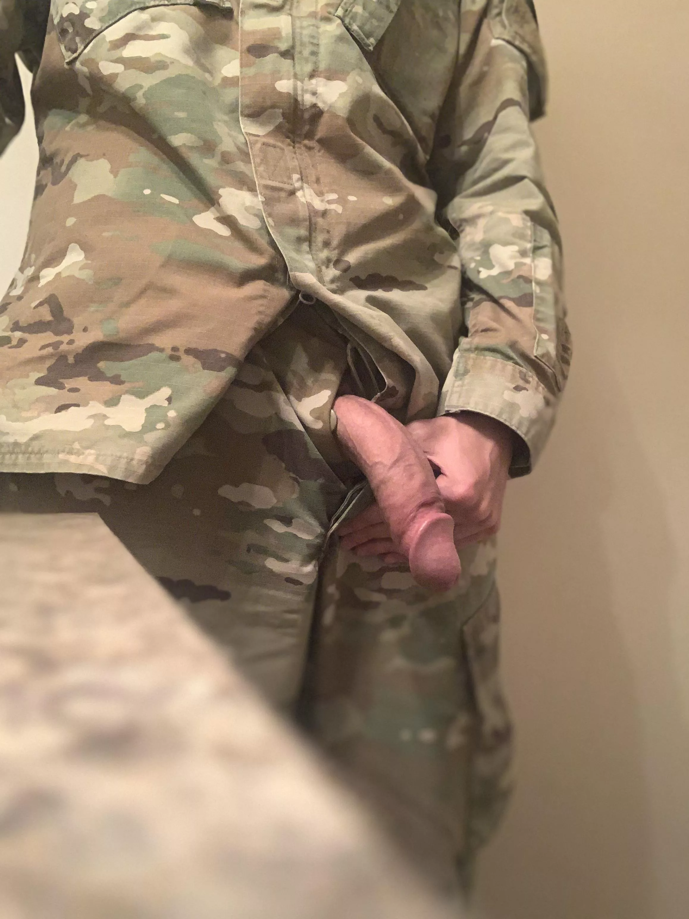 Inspect if you want, but I shaved before duty!