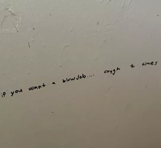 Instructions in the cruisy bathroom :) and they work 😈