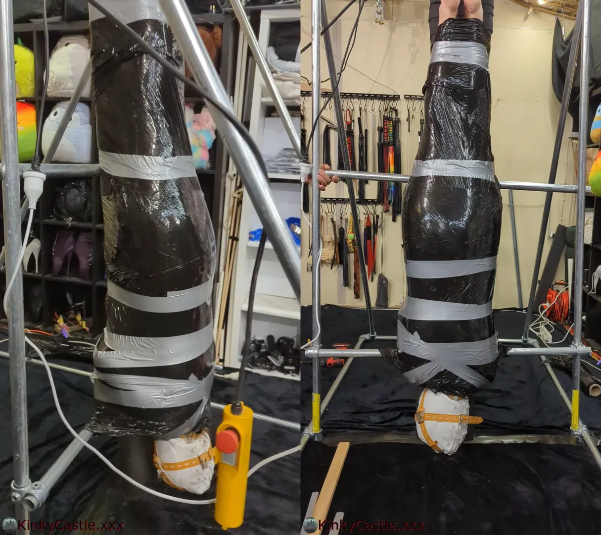 Inverted mummification