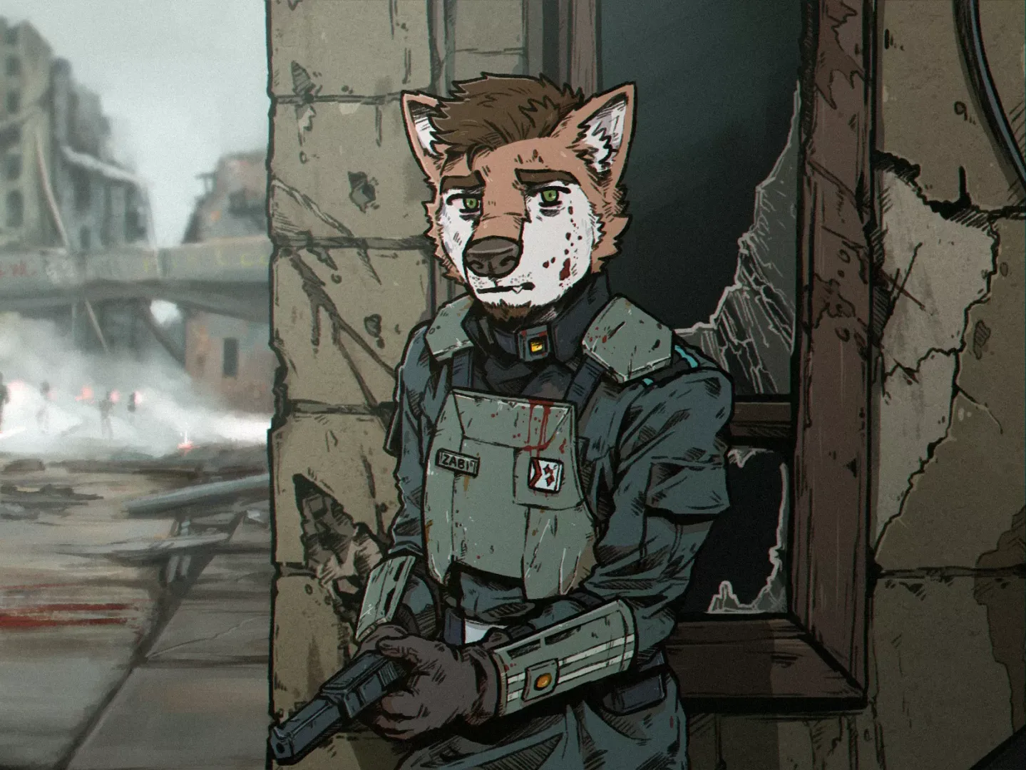 Invisible Scars (original art by DWC Marshal Arts, commission for Zabivodka on Twitter)