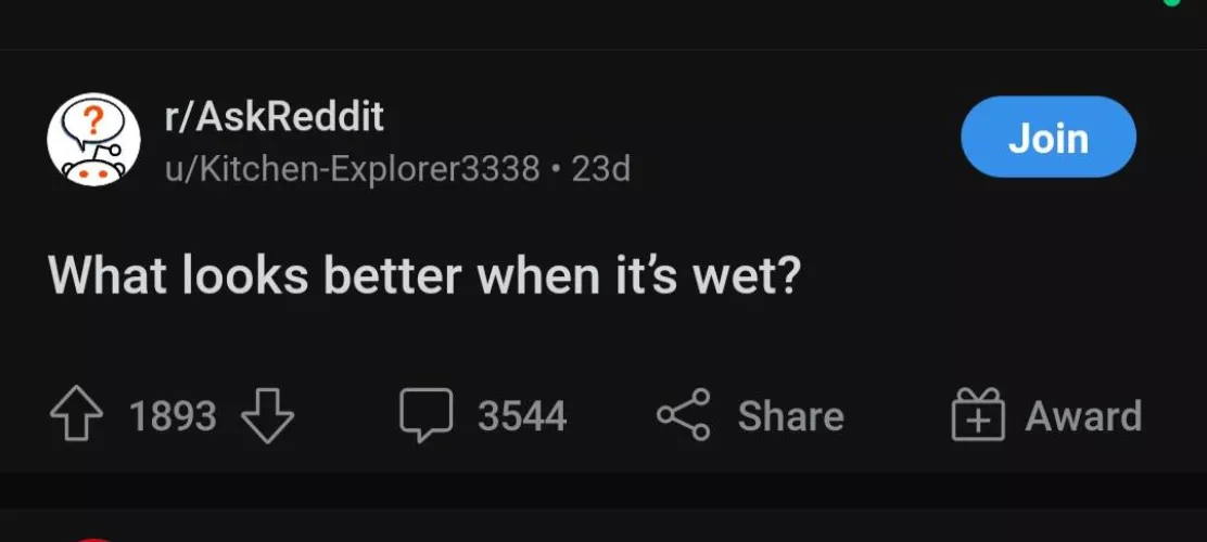 Is it bad that diapers were the first thing i thought of when i saw this question on askreddit? Lol