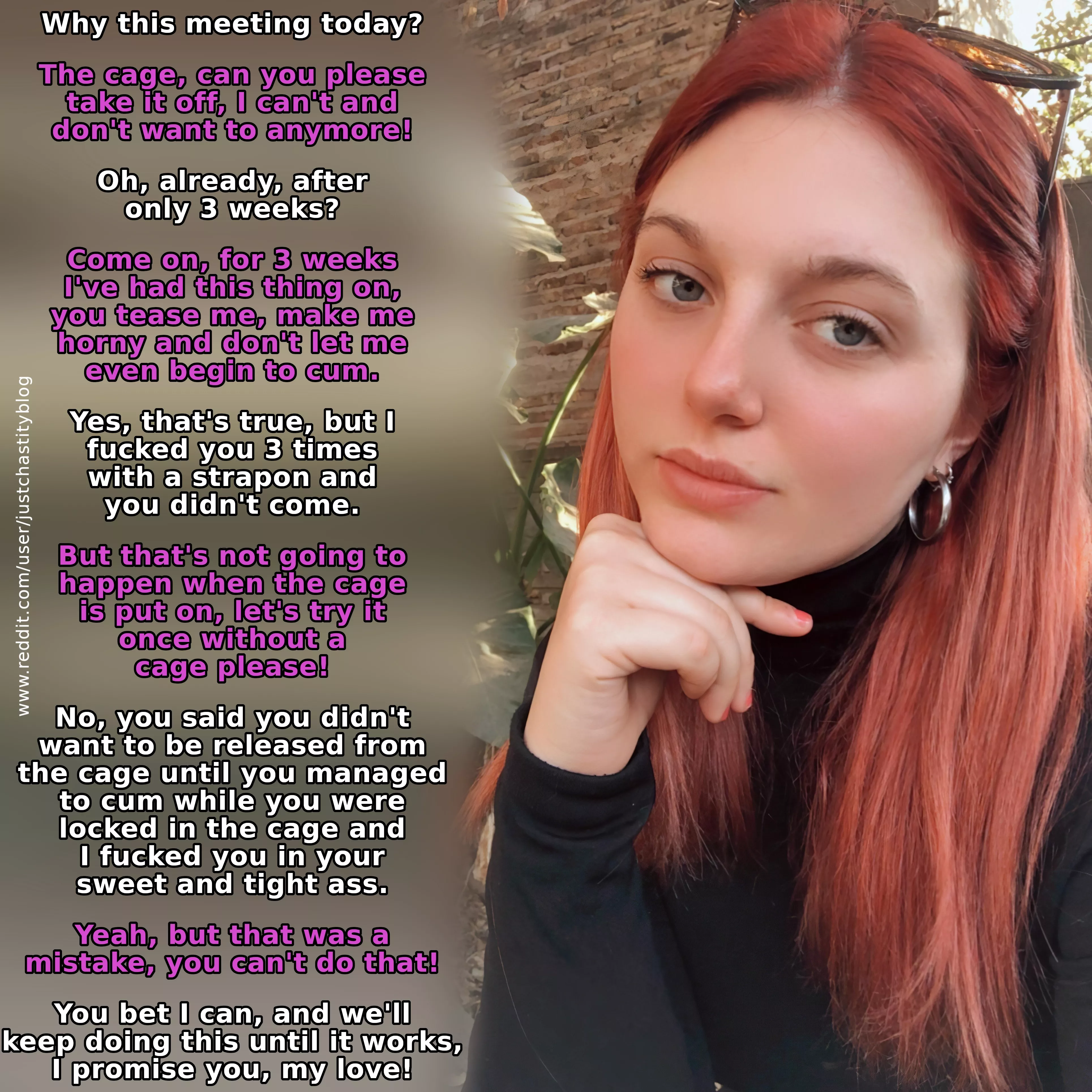 Is it taking longer than expected? How good that she is so strict to persevere, you should thank her for that!