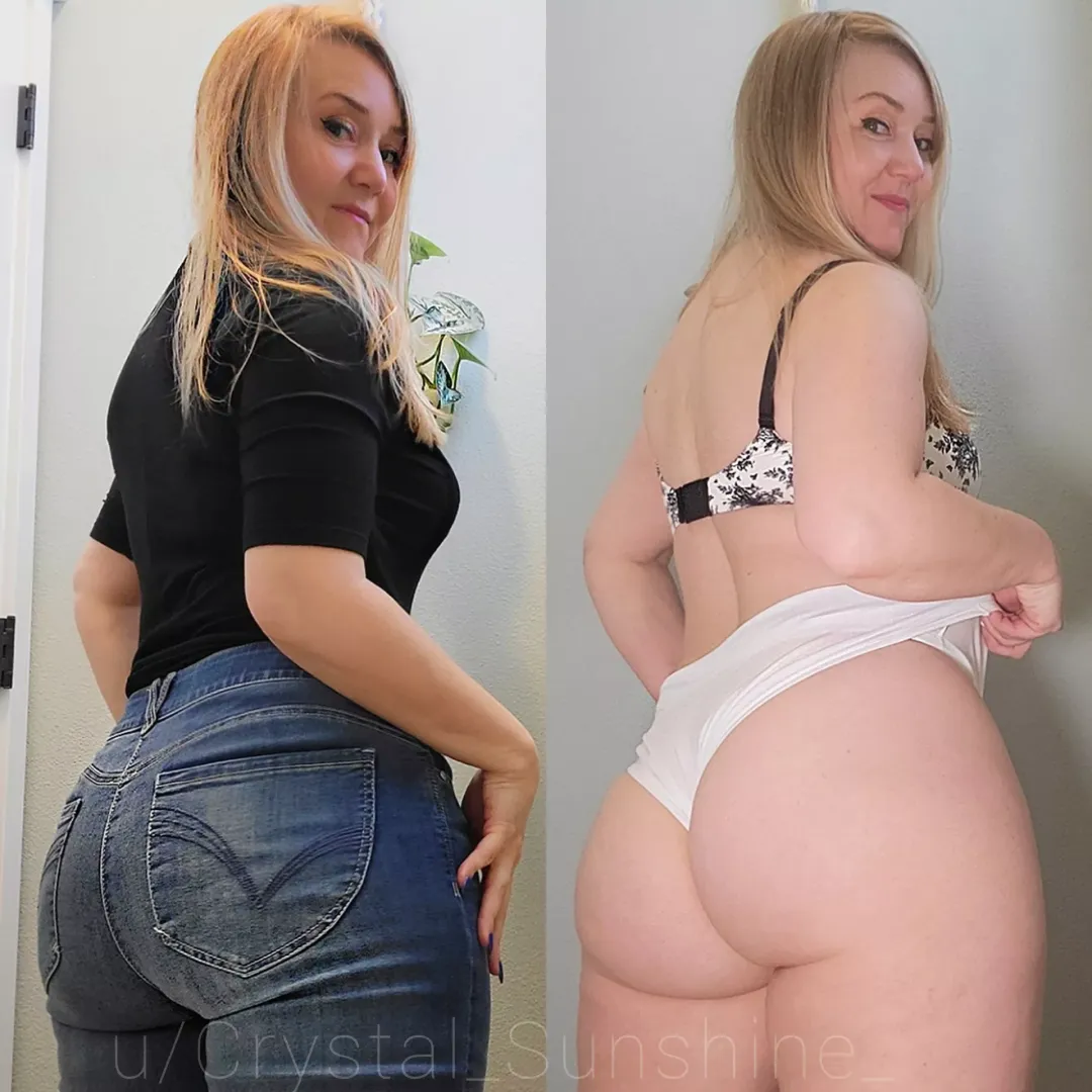 Is my booty how you imagined it would look out of the jeans? [F48]