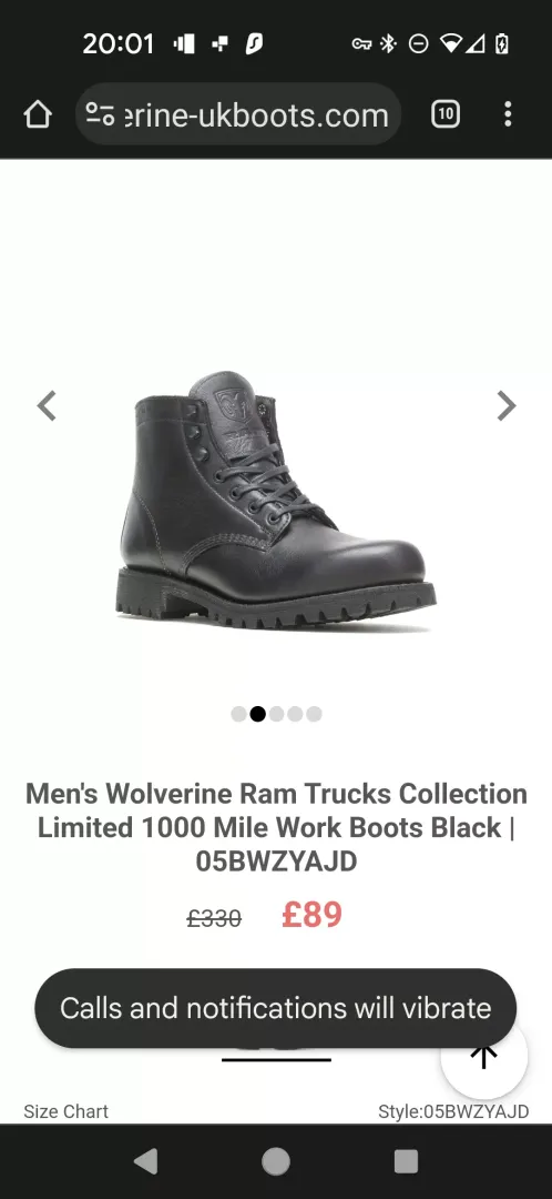 Is this UK Wolverine webpage legitimate?