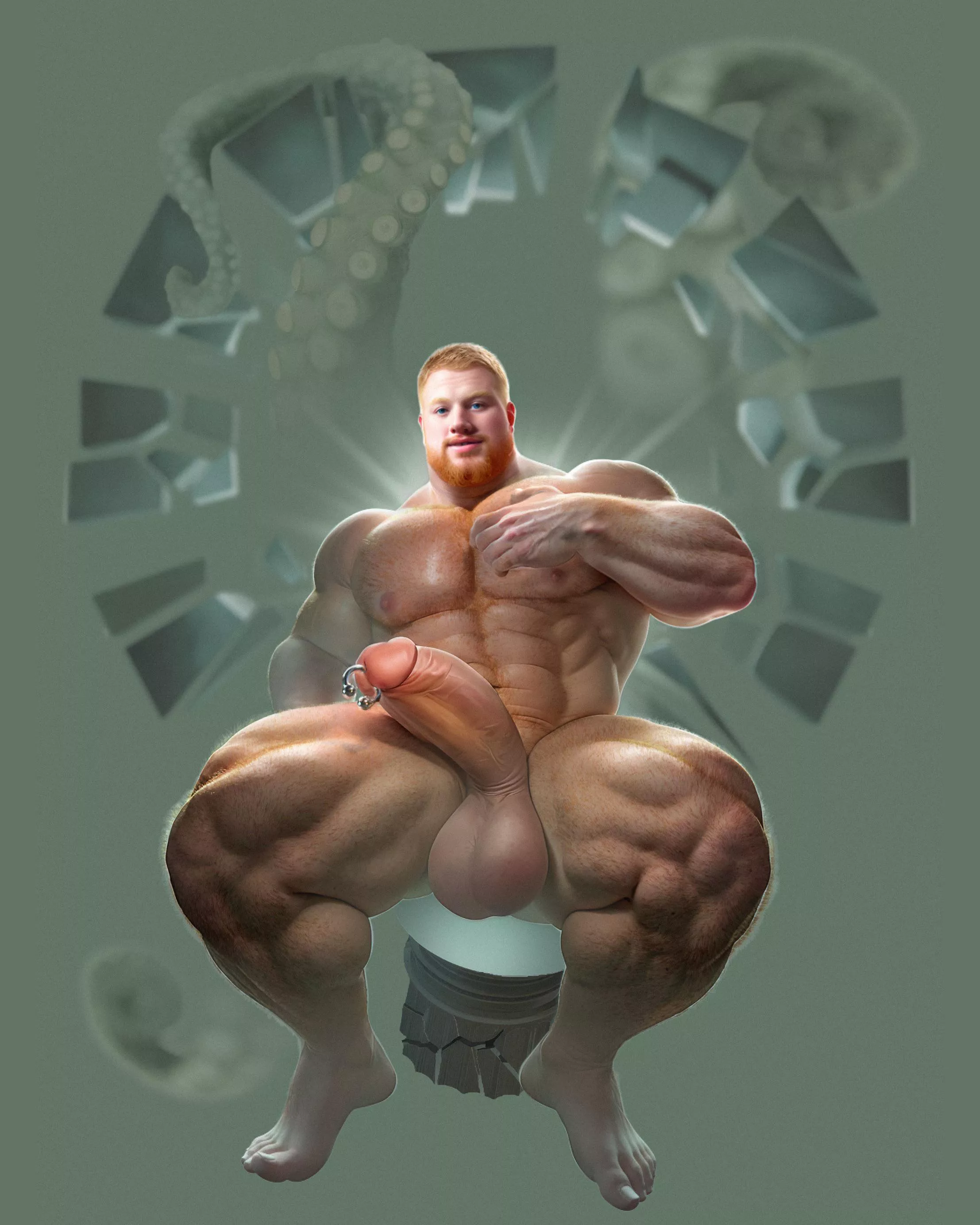 It Came From Behind (my art)