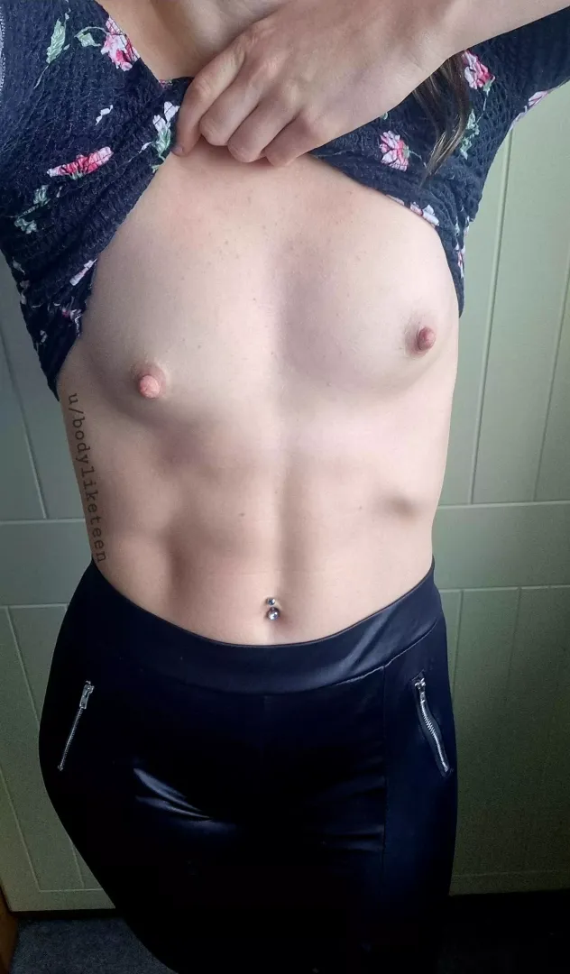 It can be funny but did you know that before I started my explicit pages I thought that I have the smallest boobs in the world.. so tell me now- was I right? :) 