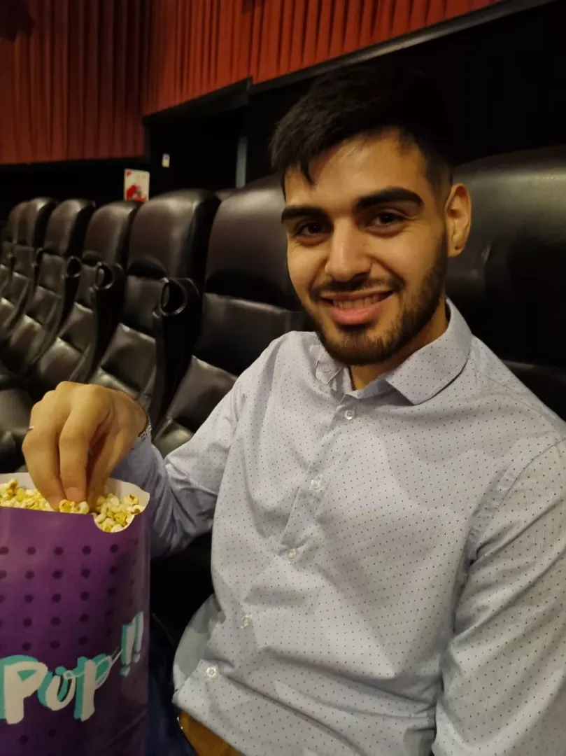 It didn't go well but I went to the movies