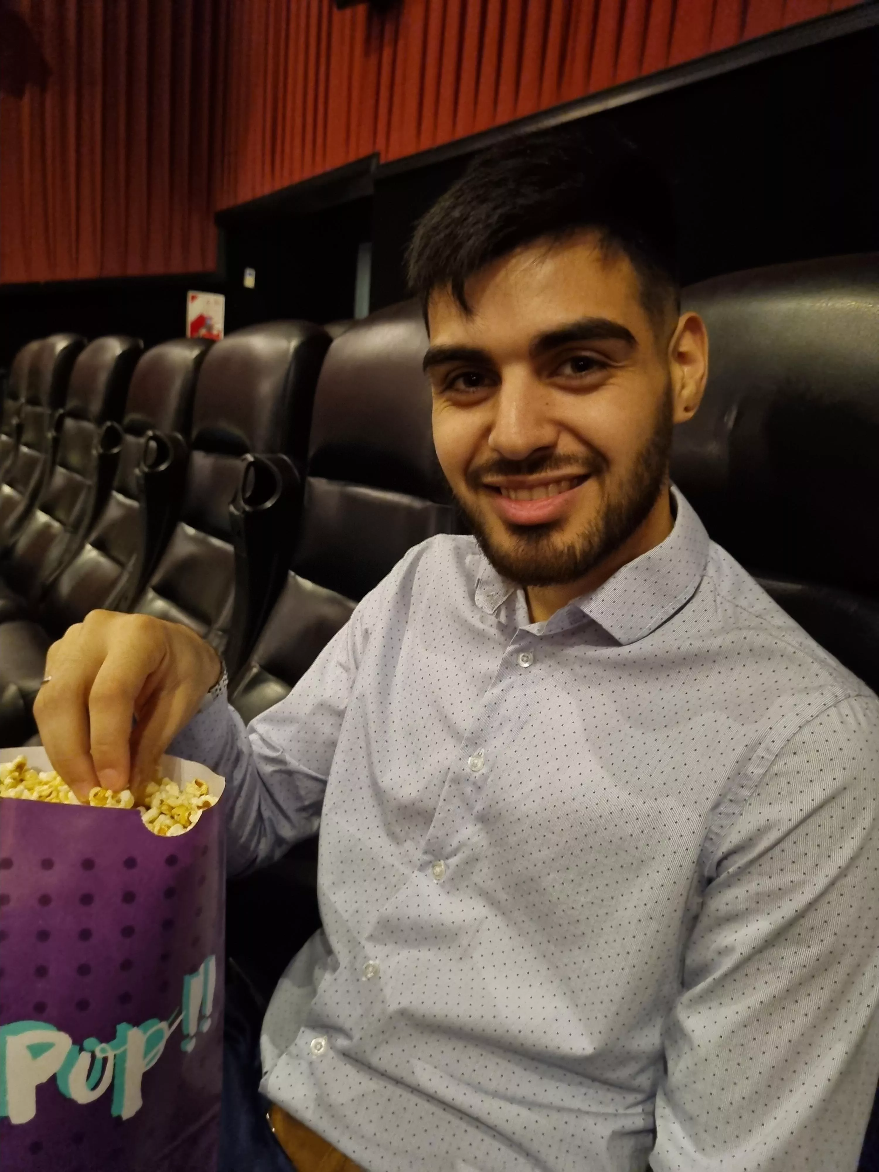 It didn't go well but I went to the movies