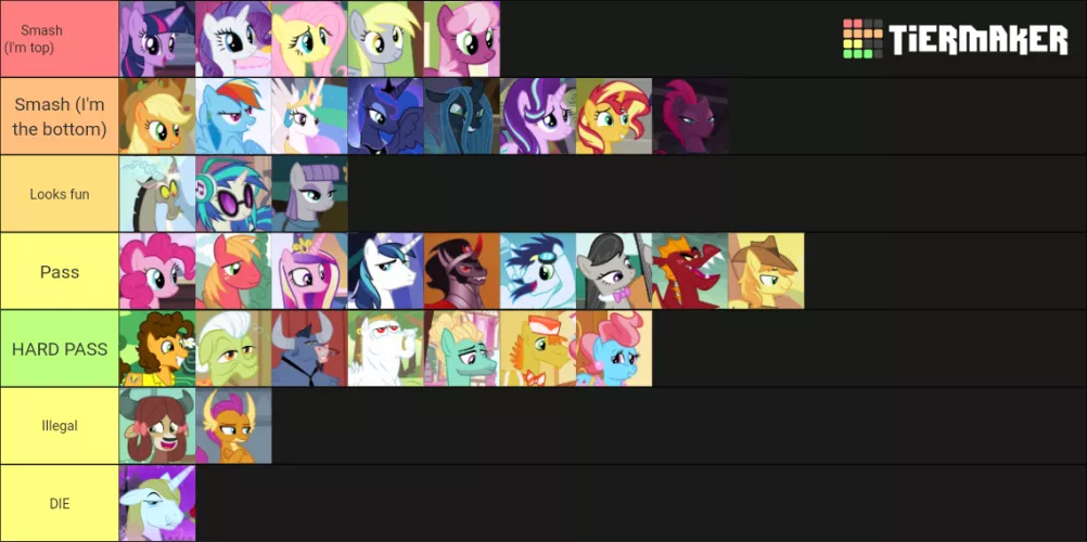 It doesnt have every pony but here's my Smash or Pass