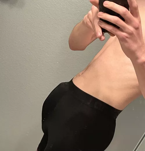 It looks almost comical, I’m built like a hentai protagonist