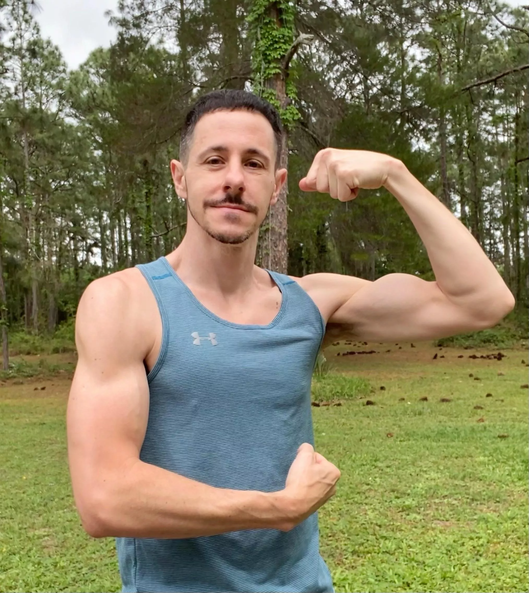 It took a lot of work but I’m finally comfortable wearing a tank.