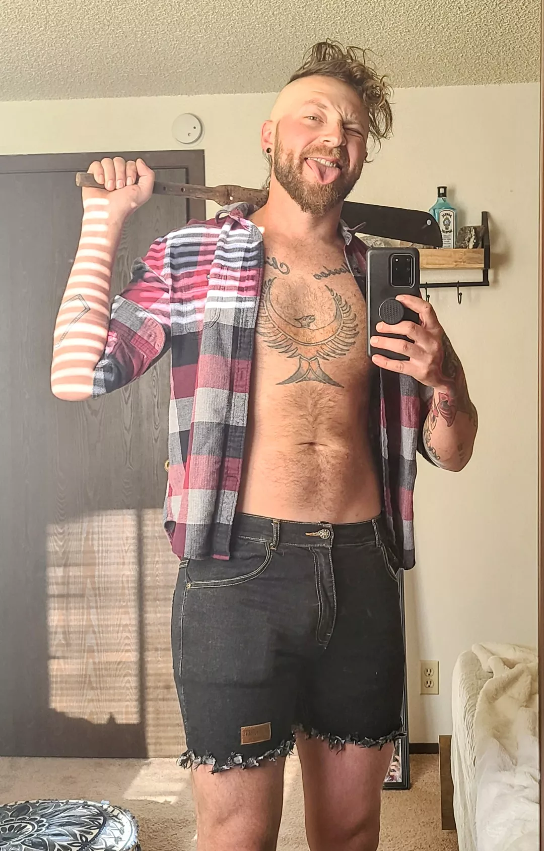 It was a bit of a crazy hair day