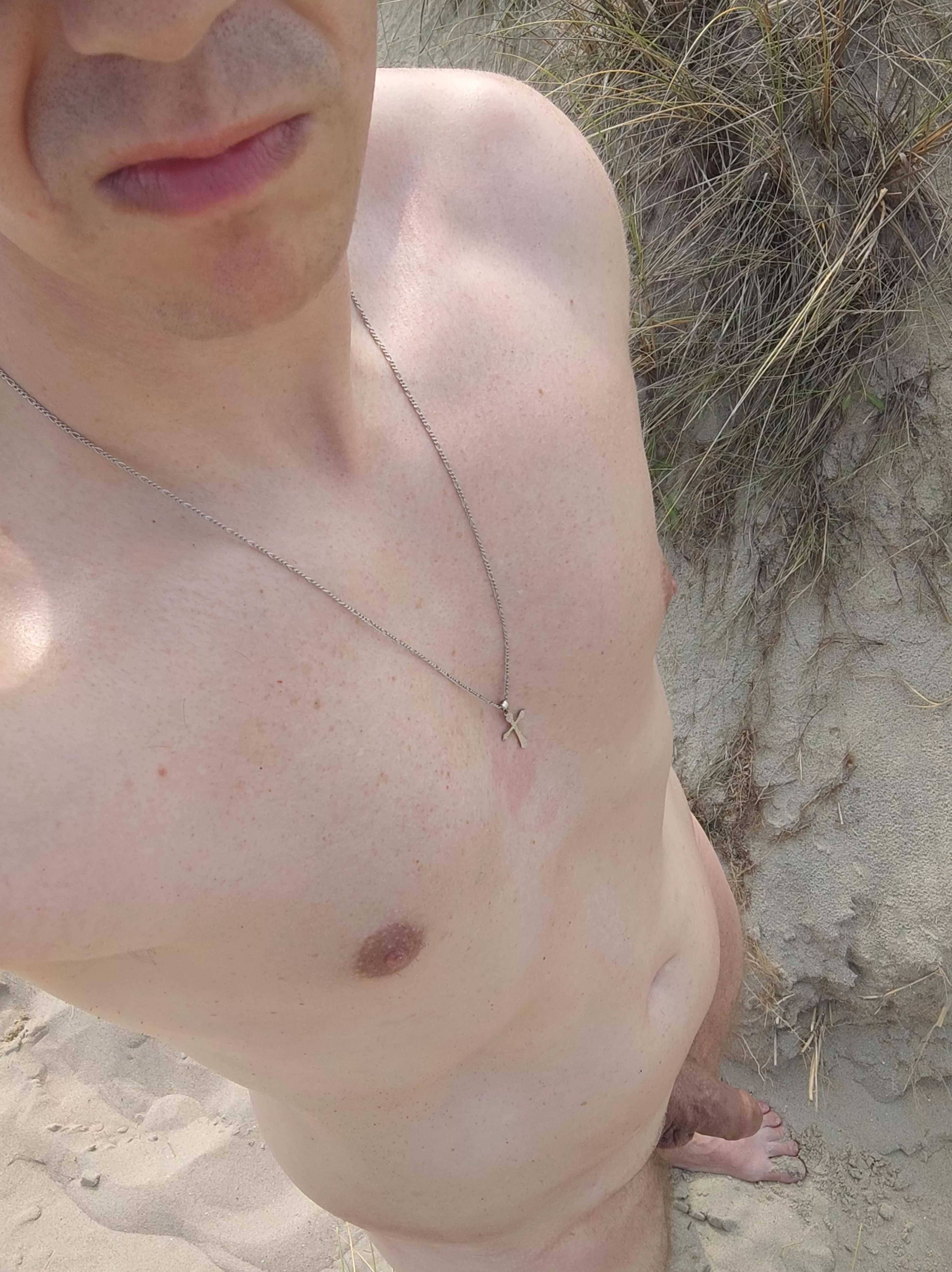 It was a nice day at the beach yesterday