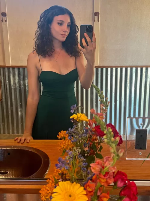 It was nice to get all dressed up for a wedding